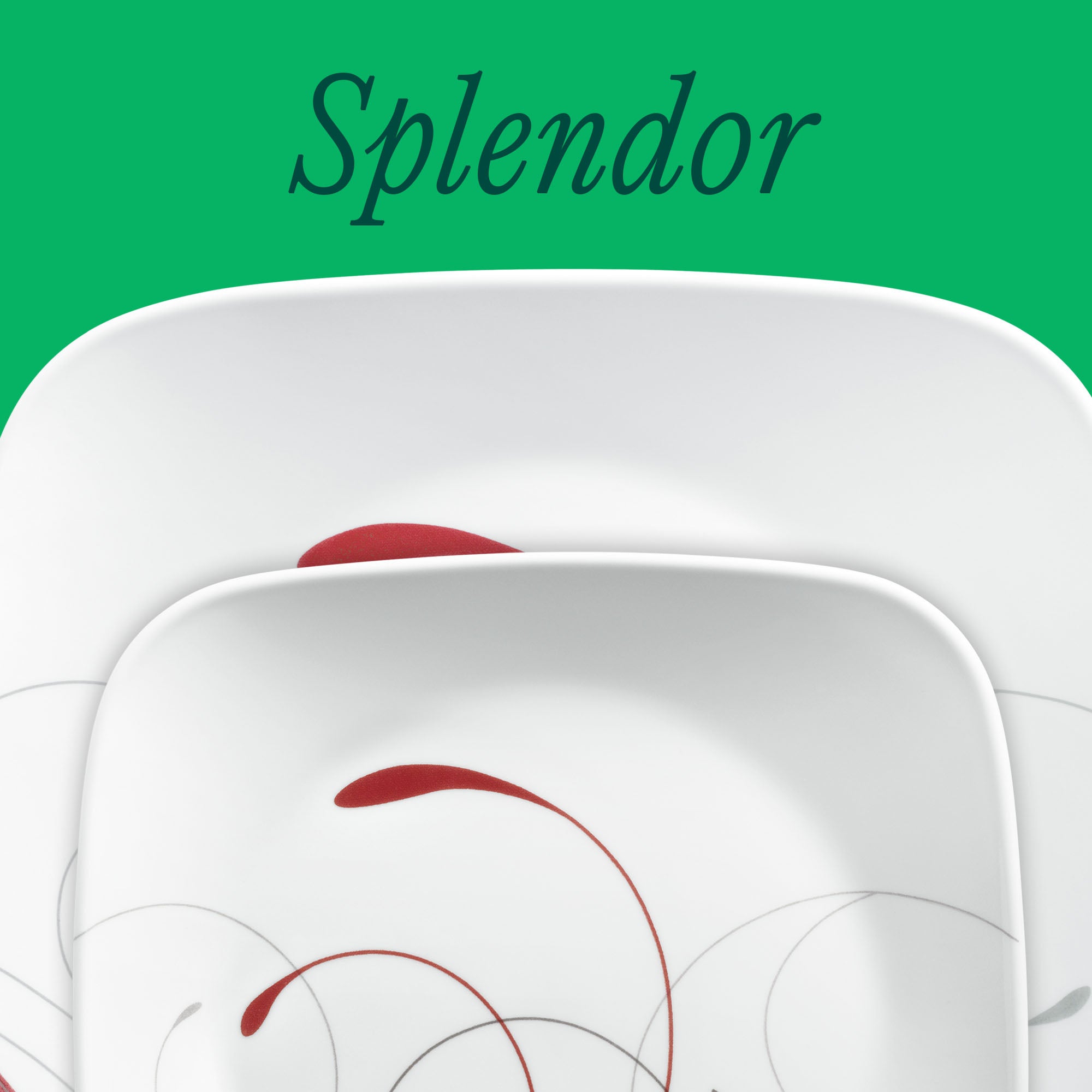 Corelle® Square Splendor 18-piece Dinnerware Set. Service for 6 - Image 2