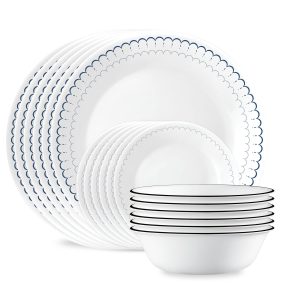 Corelle® Caspian Lace 18-piece Dinnerware Set. Service for 6