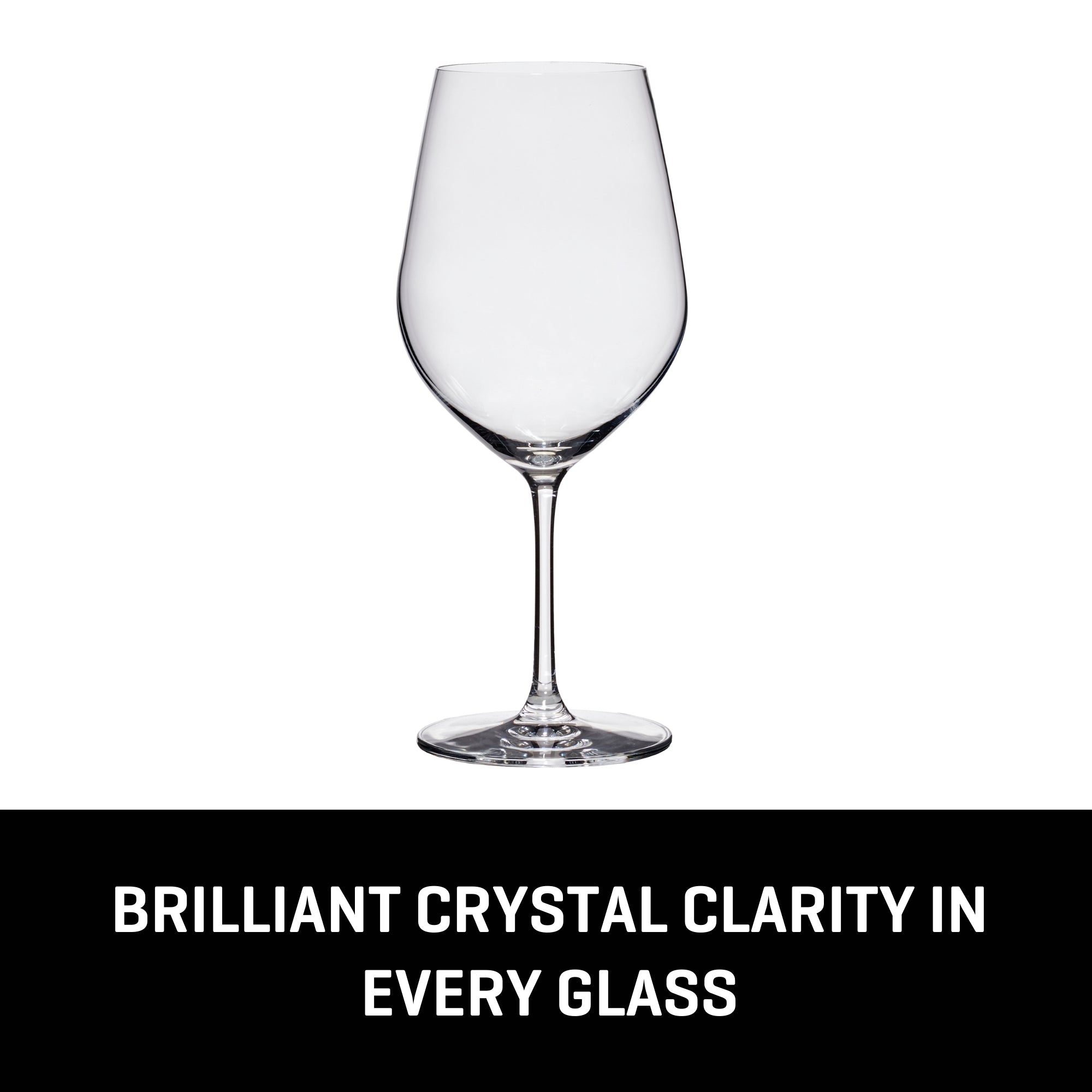 Lucaris Tokyo Temptation Bordeaux Glasses (4-Pieces). 21-ounce. Dishwasher Safe. Lead-free Crystalline - Image 4