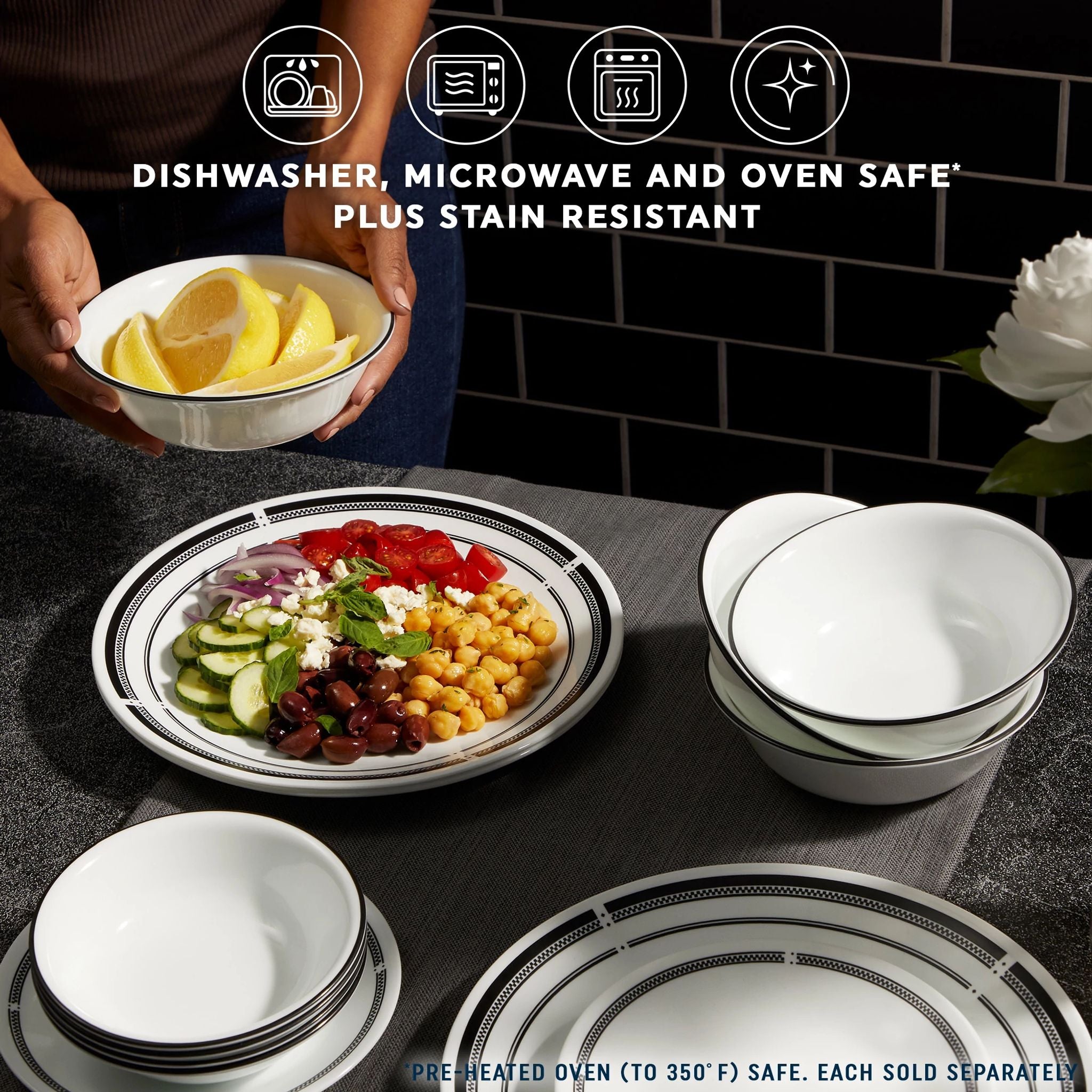 Corelle® Brasserie 6.75 Appetizer Plate - Image 5