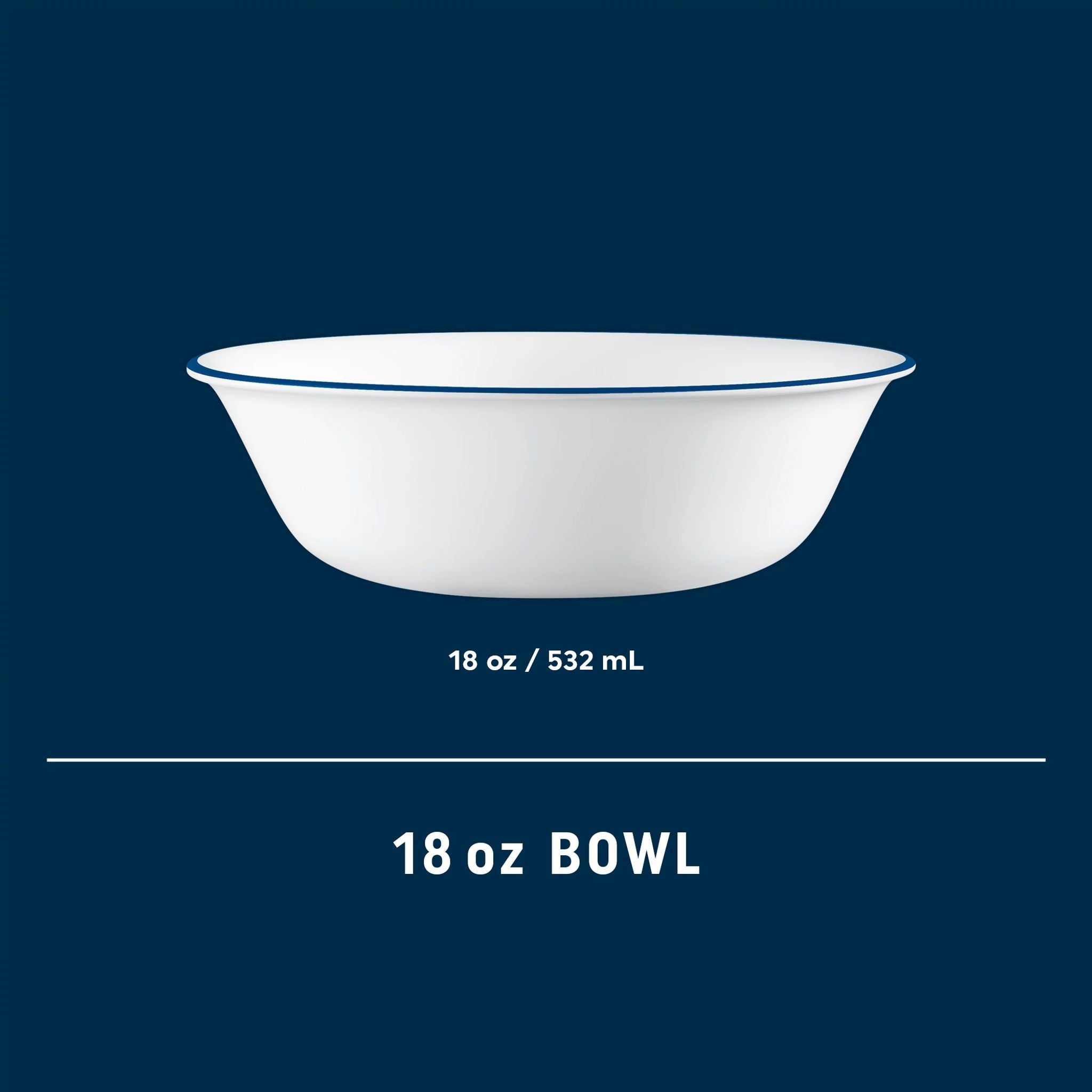 Corelle® Caspian Lace 18-ounce Cereal Bowl - Image 6