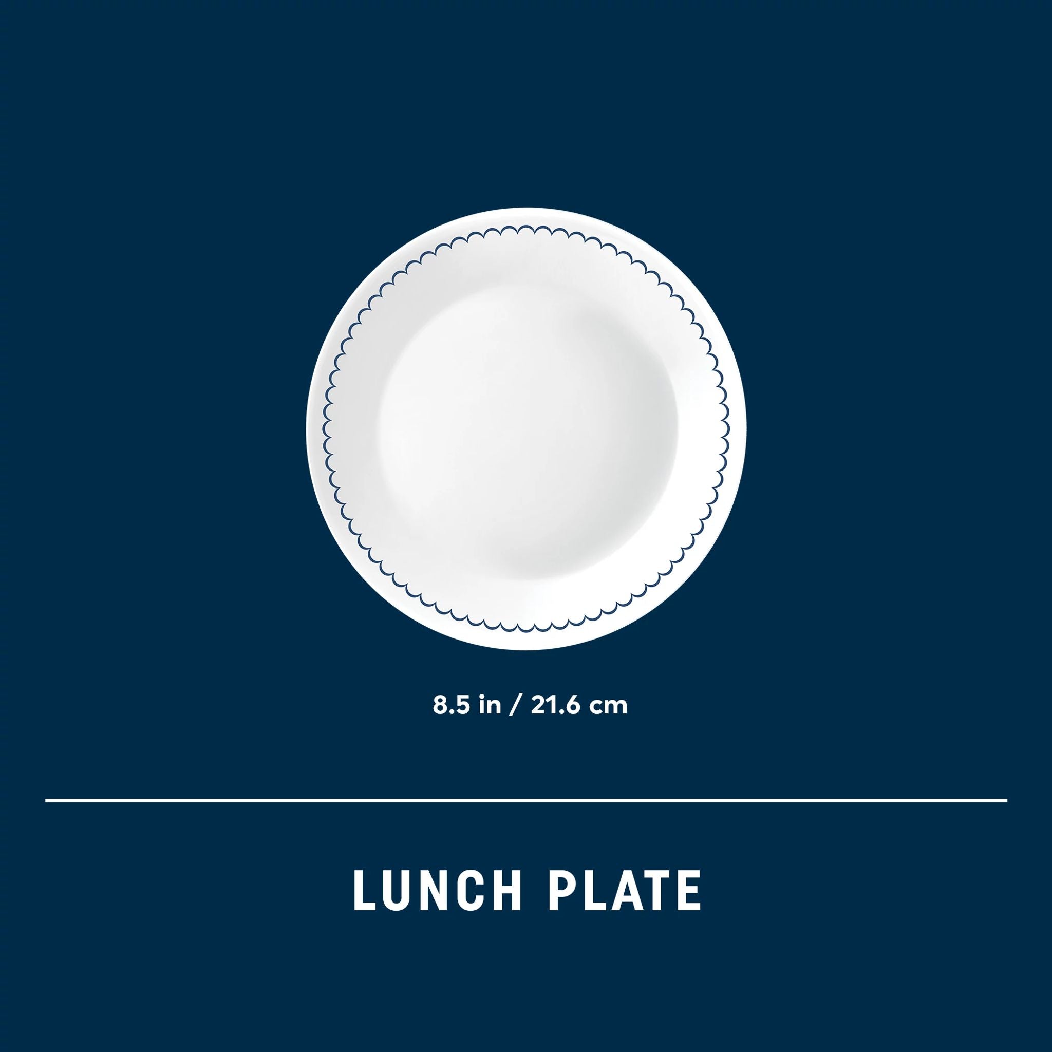 Corelle® Caspian Lace 8.5 Salad Plate - Image 3