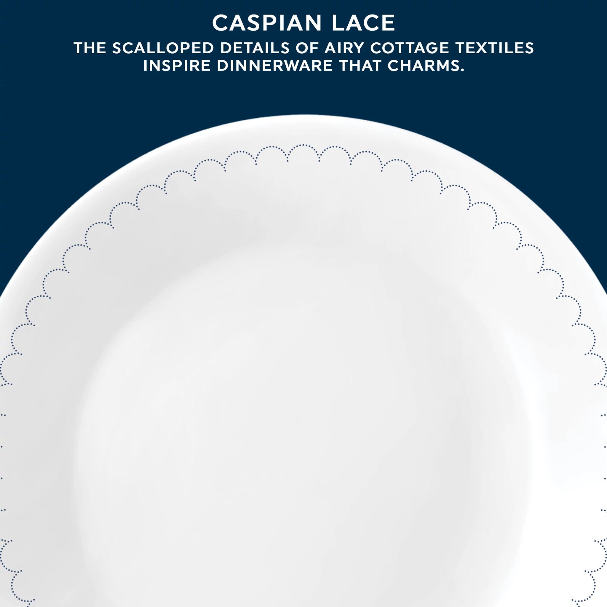 Corelle® Caspian Lace 6.75 Appetizer Plate - Image 4