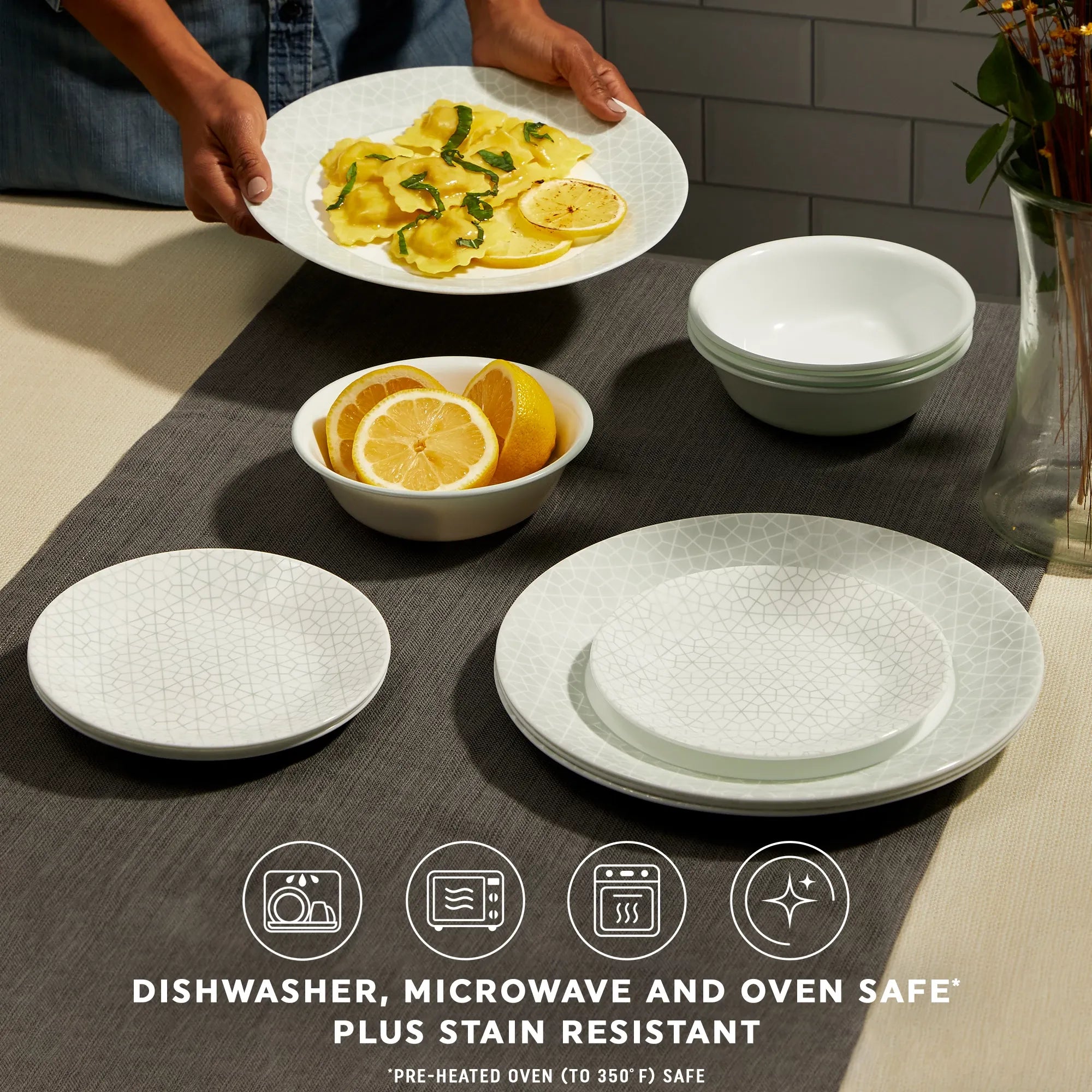 Corelle® Knox 18-piece Dinnerware Set. Service for 6 - Image 4