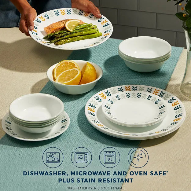 Corelle® Anders 18-piece Dinnerware Set. Service for 6 - Image 4