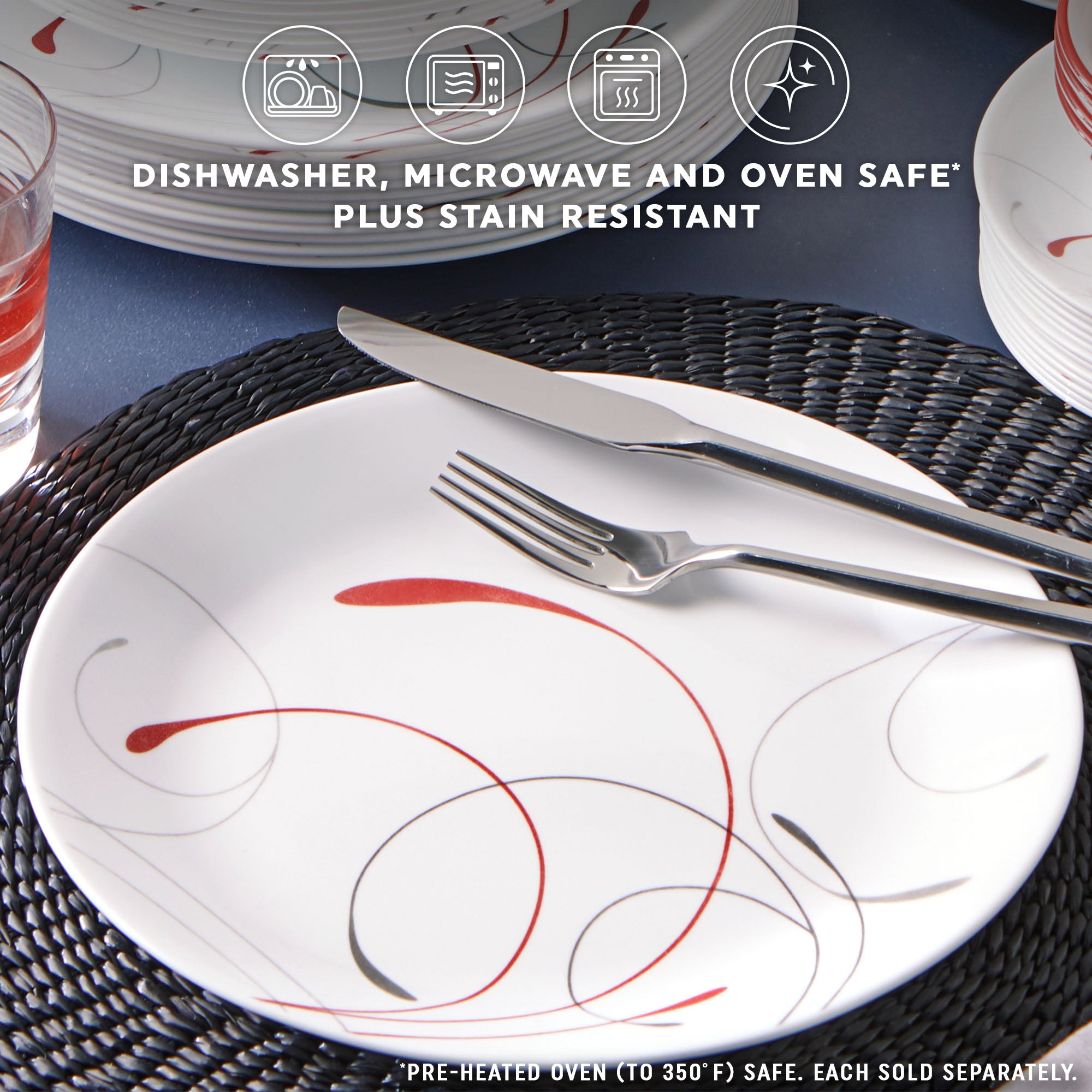Corelle® Round Splendor 10.5 Dinner Plate. 6-pack - Image 7