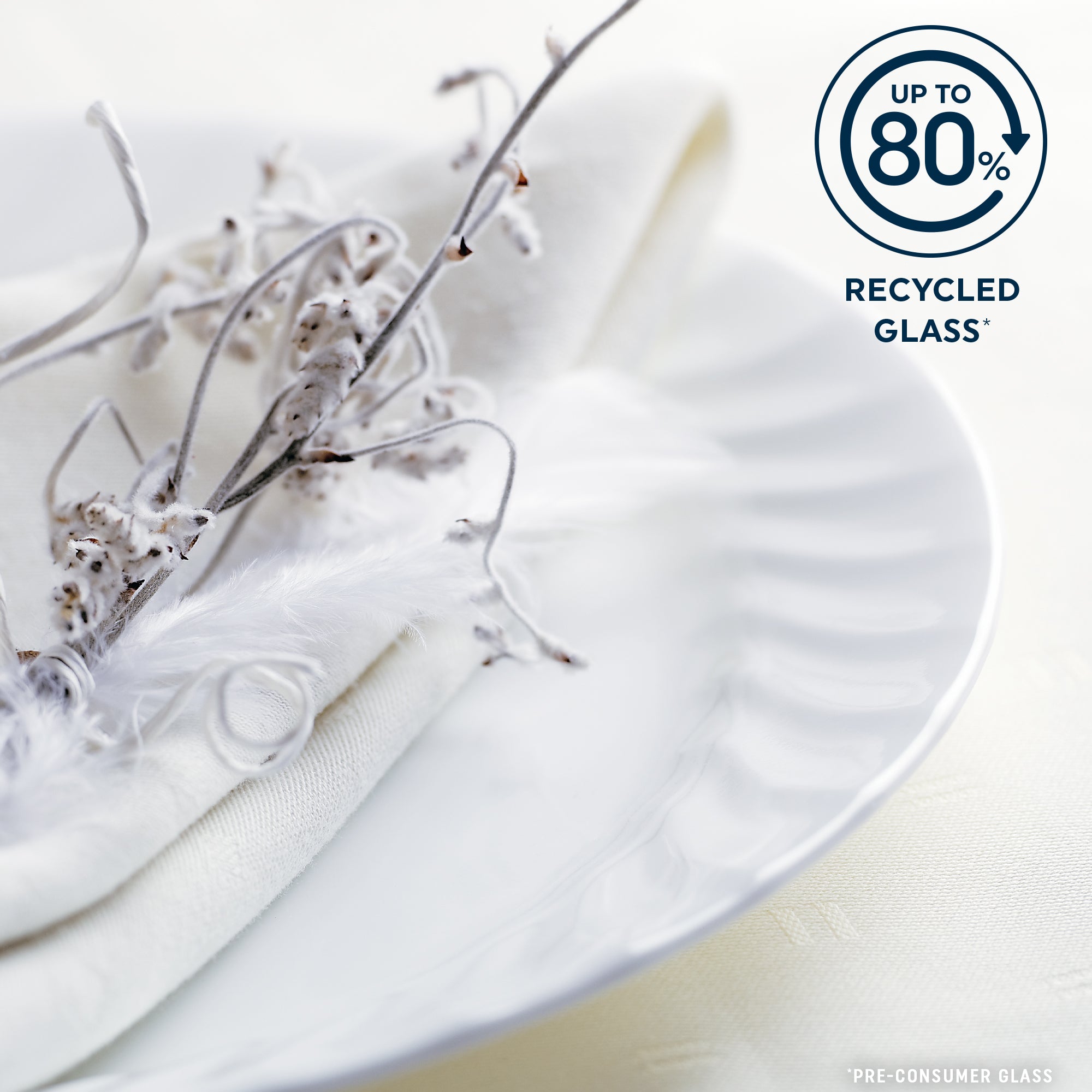 Corelle® Enhancements 10.25 Glass Dinner Plate - Image 3