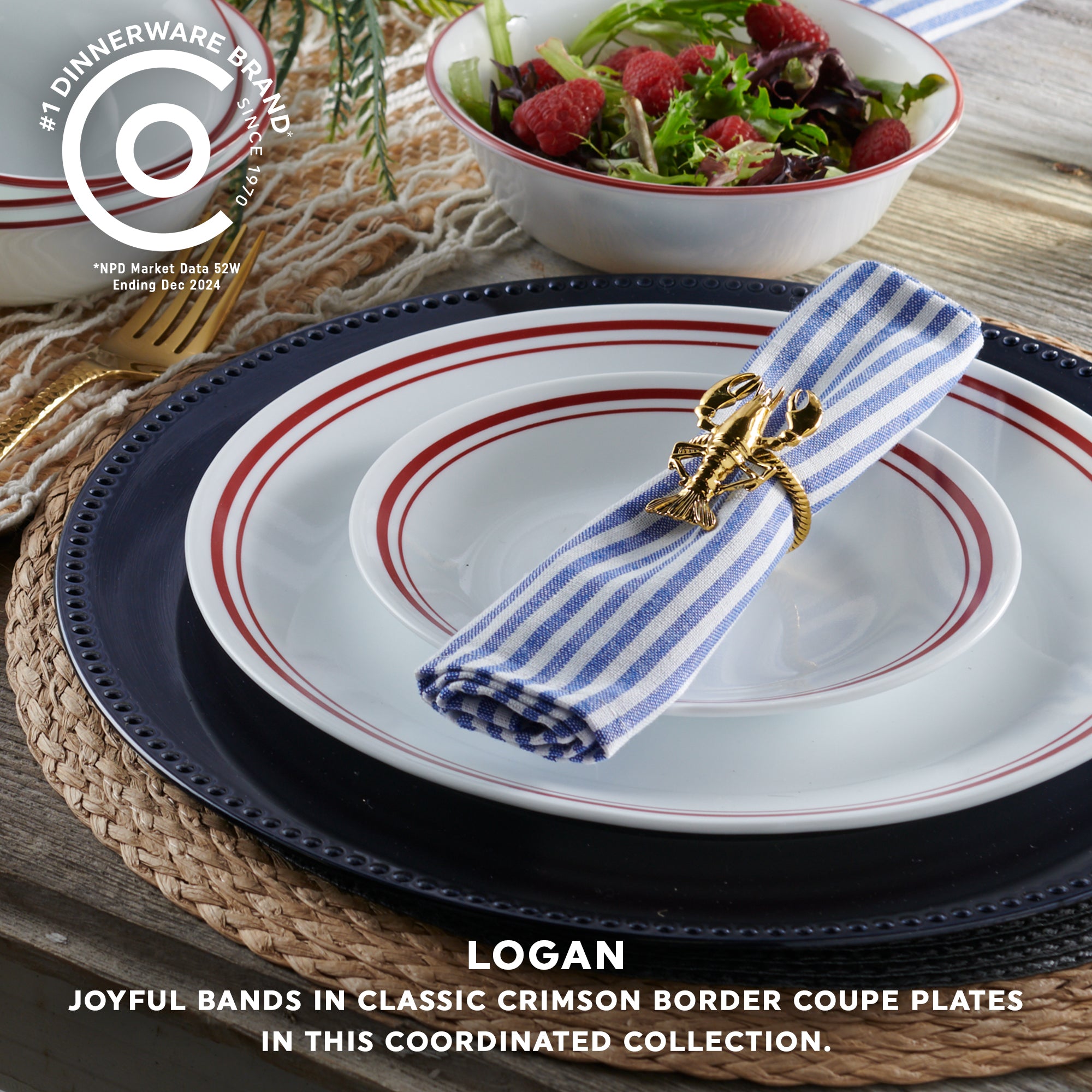 Corelle® Logan 18-piece Dinnerware Set. Service for 6 - Image 3