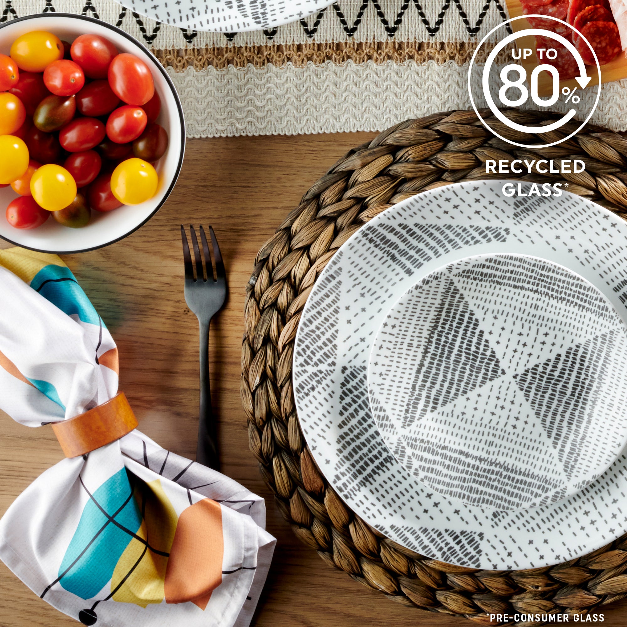 Corelle® Odisha 18-piece Dinnerware Set. Service for 6 - Image 5