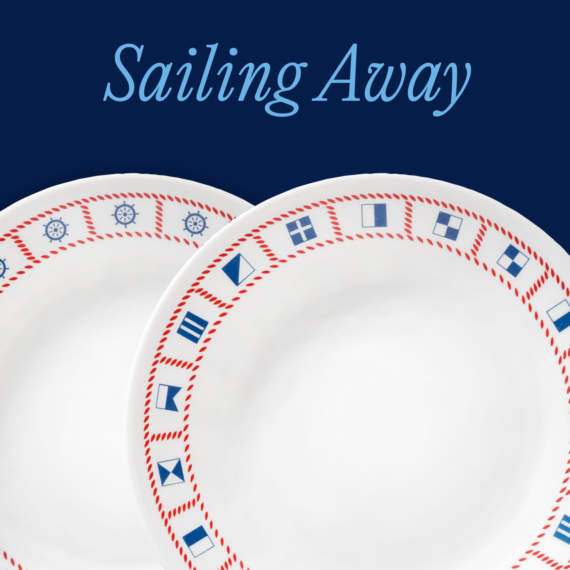 Corelle® Sailing Away 6.75 Appetizer Plate. 8-pack - Image 2
